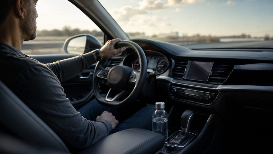 Illustration de l’envie de fumer en voiture