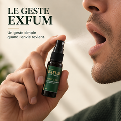 Le geste Exfum - utilisation du spray buccal