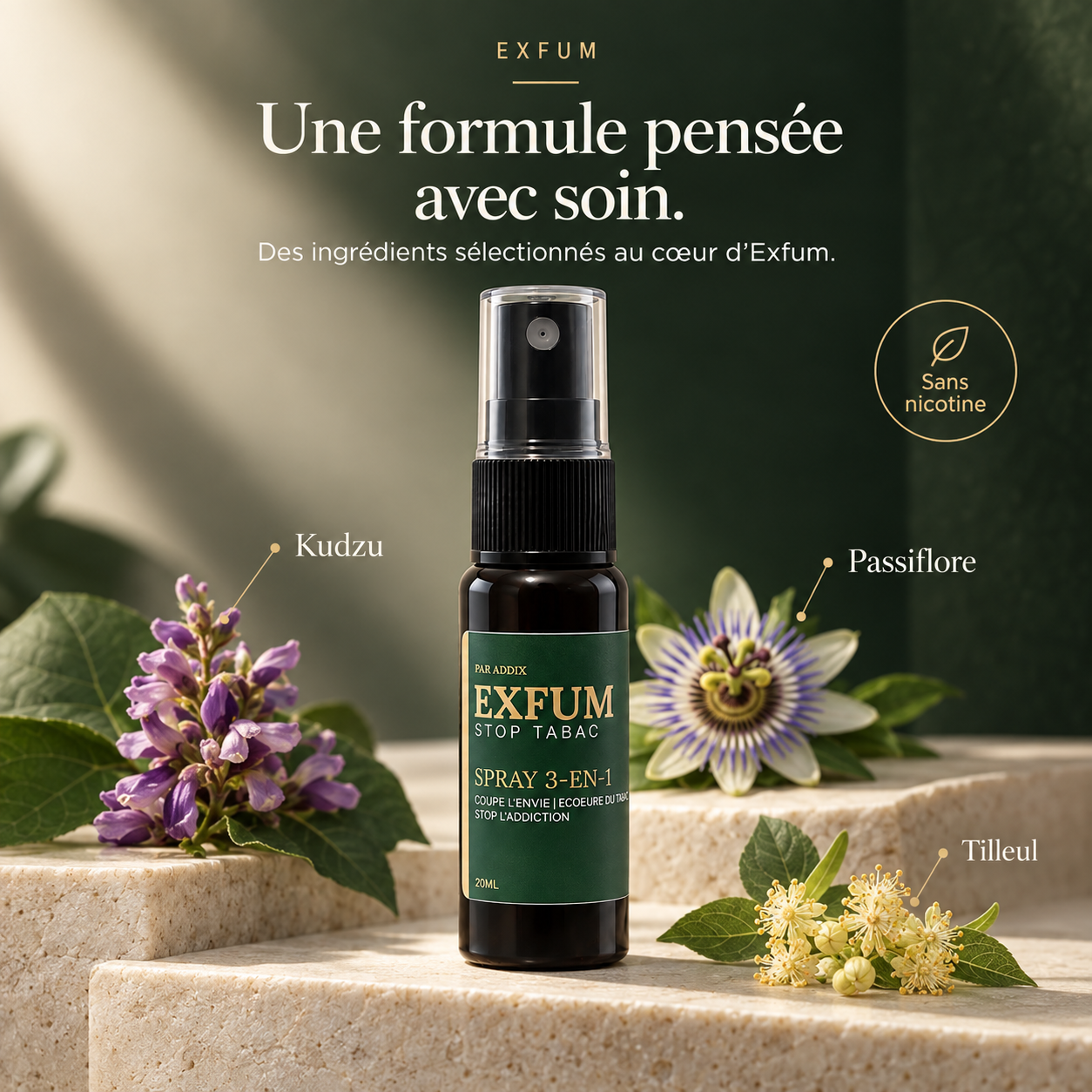 Exfum - formule et ingrédients sélectionnés